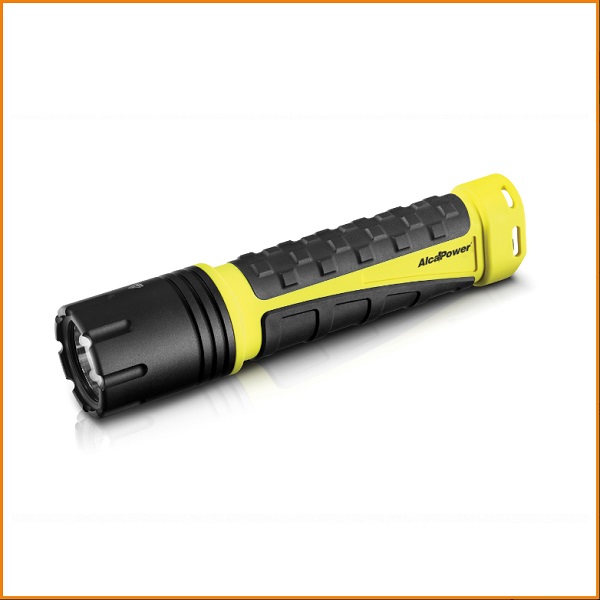Torcia LED 480lm IP68 M.Focus Polimero Presa Gommata